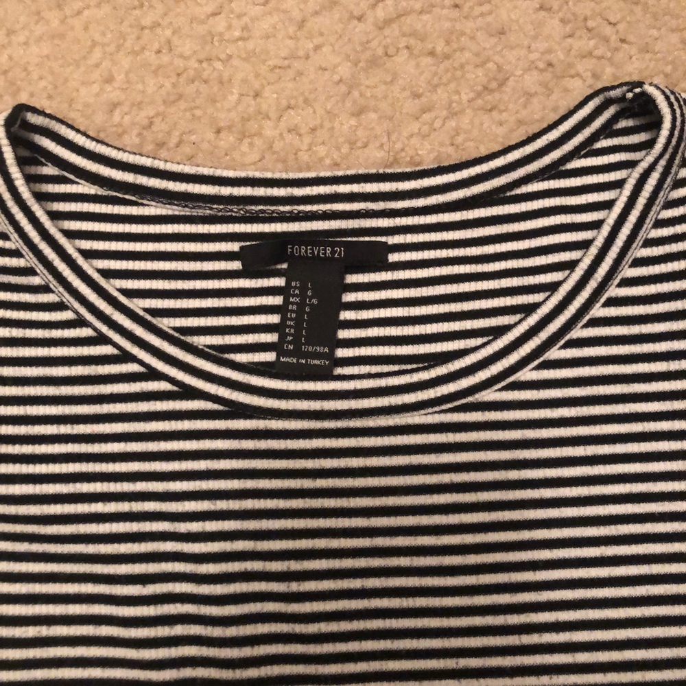 Black and white tight dress forever 21